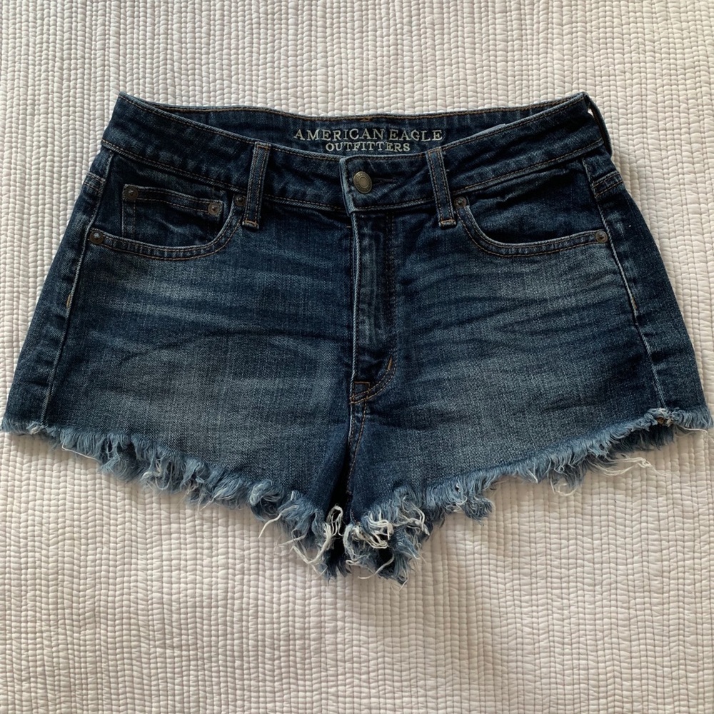 High rise American Eagle cut off shorts